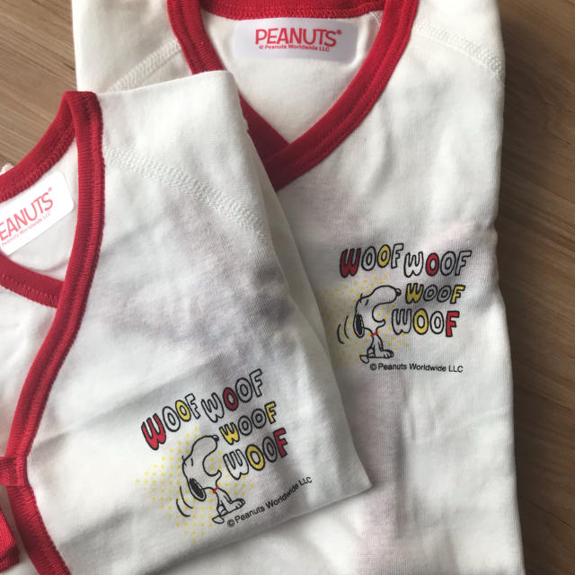 SNOOPY(スヌーピー)の☆新品 スヌーピー 新生児 肌着セット☆ キッズ/ベビー/マタニティのベビー服(~85cm)(肌着/下着)の商品写真