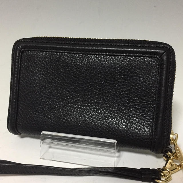 TORY BURCH 未使用 黒 レザー 財布 コンパクト トリーバーチ