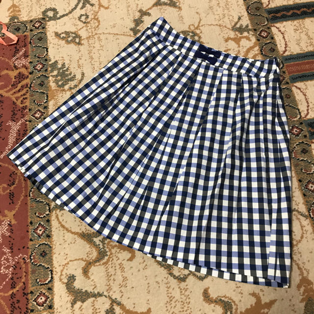 GALLERY VISCONTI(ギャラリービスコンティ)のギャラリーヴィスコンティ チェック スカート リボン 新品 レディースのスカート(ひざ丈スカート)の商品写真