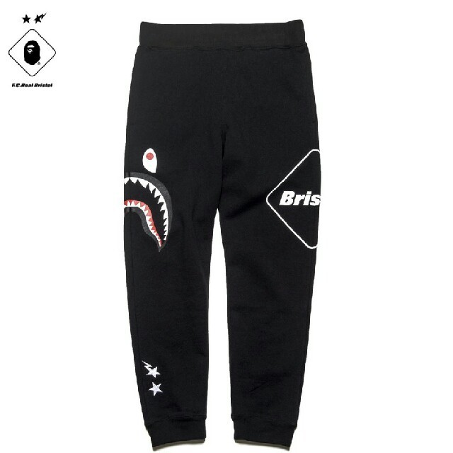 送料込みsizeL bape FCRB SHARK Sweat PANTS