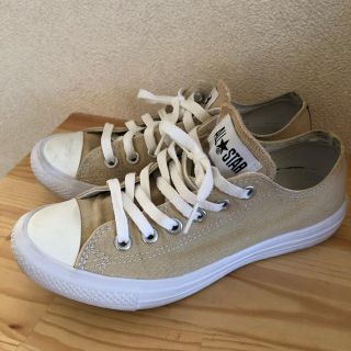 コンバース(CONVERSE)のconverse☆オールスターライト☆ベージュ☆軽量タイプ(スニーカー)