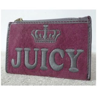 ジューシークチュール(Juicy Couture)のジューシークチュール　紅色系　グレー　小銭入れ　コインケース(コインケース)