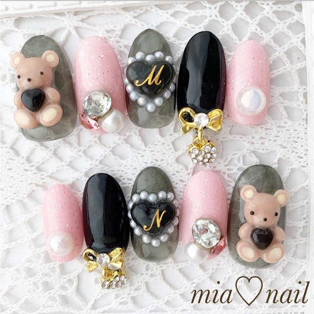 ゆめかわいい ブラックカラーのクマさん3dネイルの通販 By Mia Nail オーダー再開しました ラクマ ゆめかわいい ブラックカラーのクマさん3dネイルの通販 By Mia Nail オーダー再開しました ラクマ