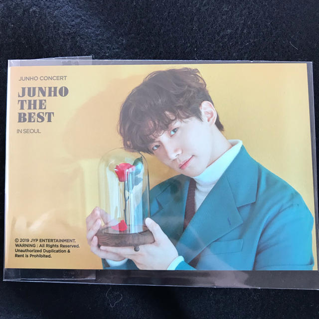 JUNHO THE BEST ソウルコンサート グッズ 24日 限定トレカ エンタメ/ホビーのタレントグッズ(アイドルグッズ)の商品写真