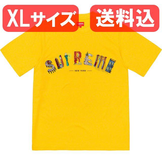 XLサイズ 送料込 City Arc Tee 黄