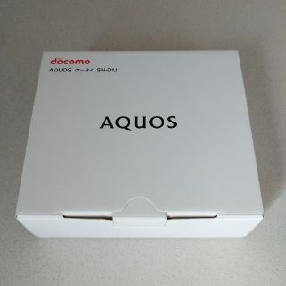 新品 AQUOS ケータイ SH-01J Blue Black(携帯電話本体)