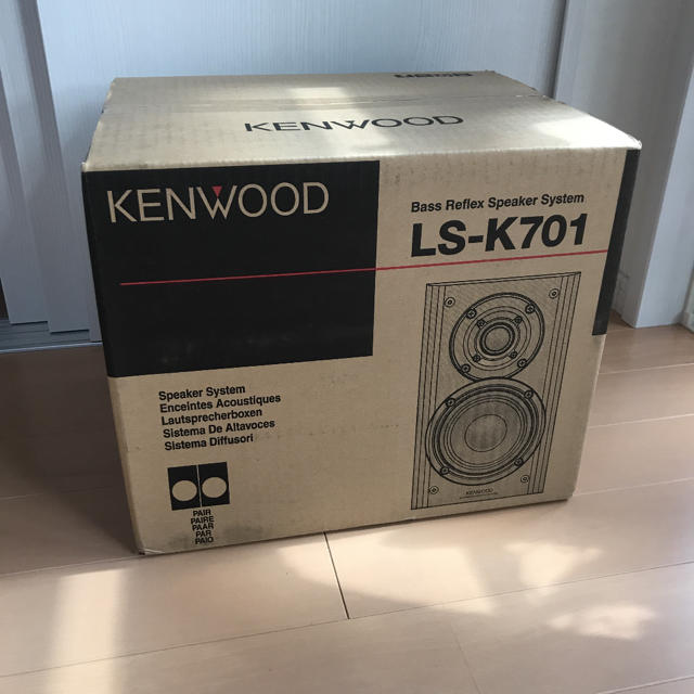 上品な KENWOOD 2ウェイスピーカー LS-K701 KENWOOD 未使用 新品 - スピーカー