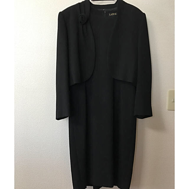 コサージュ付き  ブラックフォーマル レディースのフォーマル/ドレス(礼服/喪服)の商品写真