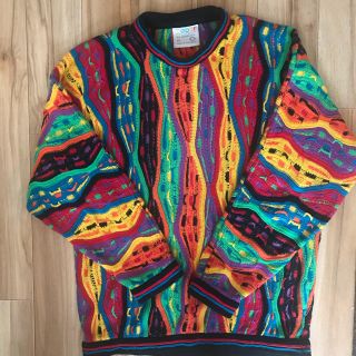 COOGI ♡人気90's 3Dニットカーディガン　オーストラリア製　菅田将暉