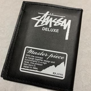 ステューシー(STUSSY)の希少【STUSSY×MASTERPIECE】パスケース(名刺入れ/定期入れ)