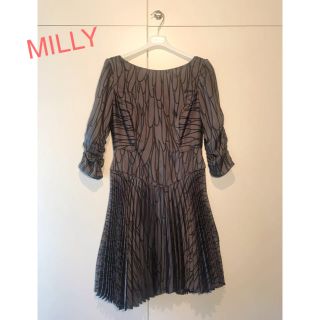 ミリー(Milly)のミリー ニューヨーク Milly New York アシンメトリー ワンピース(ひざ丈ワンピース)