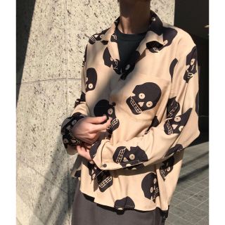 サンシー(SUNSEA)のSUNSEA Keef’s GIGOLO Shirt/Beige×Black 3(シャツ)