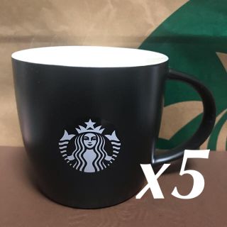 スターバックスコーヒー(Starbucks Coffee)の専用 スターバックス オンライン限定 ロゴマグブラック 1点→5点(グラス/カップ)