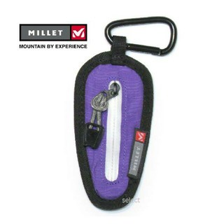 ミレー(MILLET)のミレー MILLET　ラトン キーケース　紫色　カラビナ付き　MIS0398(登山用品)