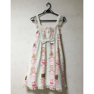 アンジェリックプリティー(Angelic Pretty)のAngelic Pretty  ジャンパースカート美品(ひざ丈ワンピース)