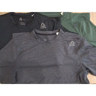 リーボック(Reebok)の★リーボック　トレーニングウェア　Tシャツ　3枚セット　サイズL(Tシャツ/カットソー(半袖/袖なし))