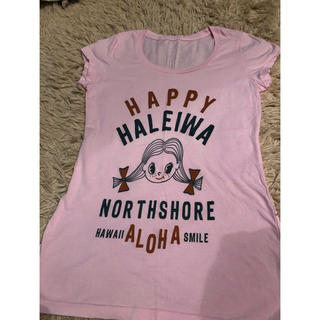 ハレイワ(HALEIWA)のハッピーハレイワちゃん ピンクTシャツ  M(Tシャツ(半袖/袖なし))