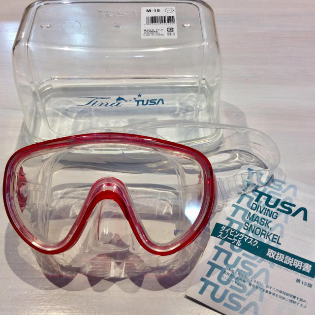 TUSA女性専用一眼マスク・ティナ\u0026アクアラングスノーケル・セット新品