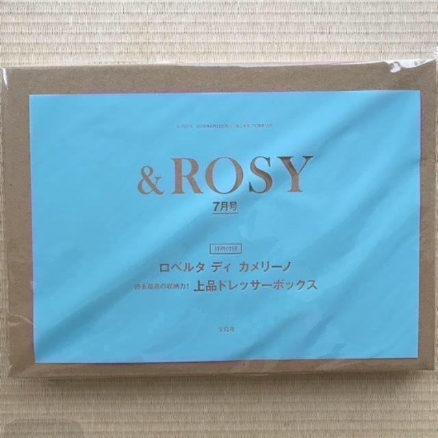 ROBERTA DI CAMERINO(ロベルタディカメリーノ)の&ROSY 付録 ロベルタ ドレッサーボックス コスメ/美容のコスメ/美容 その他(その他)の商品写真