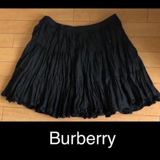 バーバリーブルーレーベル(BURBERRY BLUE LABEL)の美品☆☆バーバリーBurberryブルーレーベル☆黒スカート☆36.S/150(スカート)