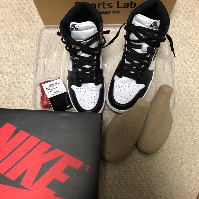 ナイキ NIKE AIR JORDAN 1 aj1 つま黒 black toe