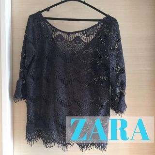 ザラ(ZARA)のZARA♡レースカットソー♡(カットソー(長袖/七分))