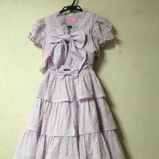 アンジェリックプリティー(Angelic Pretty)のAngelic Pretty ボレロ付きワンピース(ロリータ)(ひざ丈ワンピース)