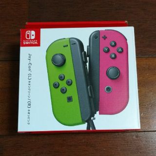 ニンテンドースイッチ(Nintendo Switch)の新品 ジョイコン Joy-Con (L)ネオングリーン/(R)ネオンピンク(その他)