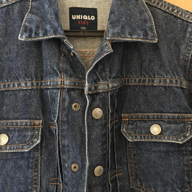 UNIQLO(ユニクロ)のUNIQLO 120 Ｇジャン キッズ/ベビー/マタニティのキッズ服女の子用(90cm~)(ジャケット/上着)の商品写真