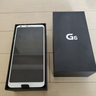 エルジーエレクトロニクス(LG Electronics)のLG G6 4GB/64GB　LG-H870DS(ホワイト)(スマートフォン本体)