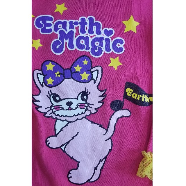 EARTHMAGIC(アースマジック)の90サイズ　 キッズ/ベビー/マタニティのキッズ服女の子用(90cm~)(Tシャツ/カットソー)の商品写真