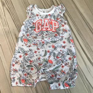 ベビーギャップ(babyGAP)の美品！【babyGAP】ベビーギャップ ロンパース ノースリーブ サイズ3-6(ロンパース)