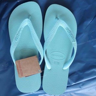 ハワイアナス(havaianas)のハワイアナス トップ ビーチサンダル アイスブルー27-27.5cm(41-42(ビーチサンダル)