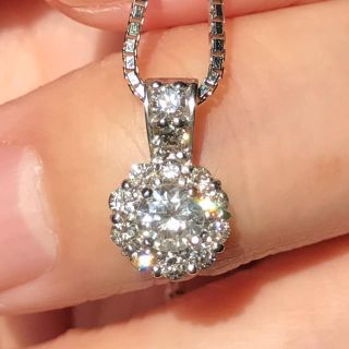 ジュエリーマキ(ジュエリーマキ)の【トップのみ専用】ネックレス 0.51ct K18WG ジュエリーマキ(ネックレス)