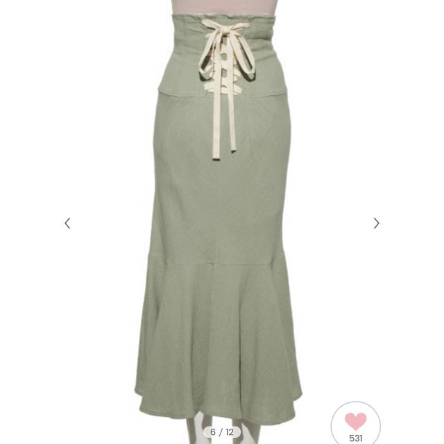 SNIDEL(スナイデル)のコットンリネンマーメイドスカート レディースのスカート(ロングスカート)の商品写真