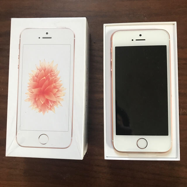 スマートフォン本体【美品】iPhone SE Rose Gold 32 GB SIMフリー