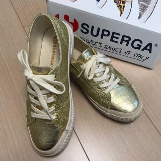 スペルガ(SUPERGA)の【お庭さまご専用】SUPERGA スペルガ スニーカー ゴールド(スニーカー)