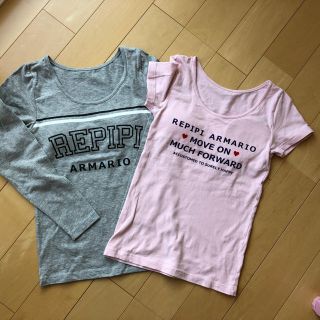 レピピアルマリオ(repipi armario)のレピピアルマリオ カットソーセット150(Tシャツ/カットソー)