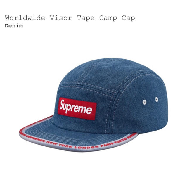 Supreme(シュプリーム)の19ss Supreme Worldwide Camp Cap シュプリーム   メンズの帽子(キャップ)の商品写真