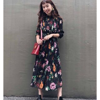 アメリヴィンテージ(Ameri VINTAGE)のCOCO FLOWER DRESS(ロングワンピース/マキシワンピース)