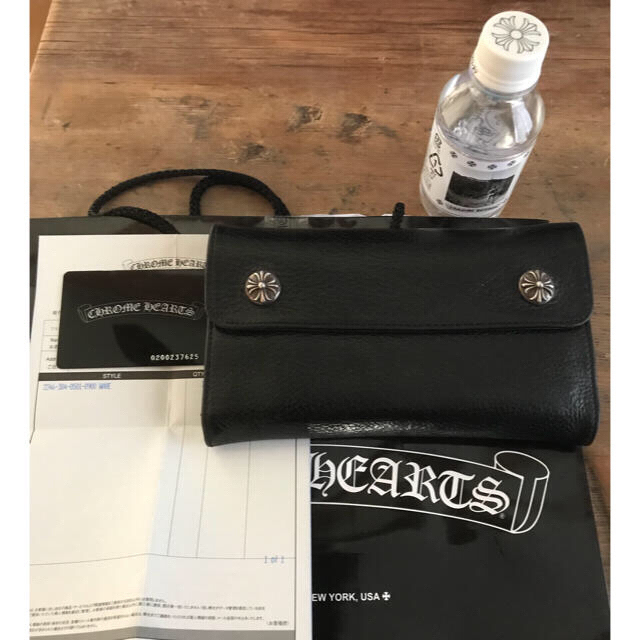 ☆日本の職人技☆ Chrome Hearts ウェブウォレット クロムハーツ WAVE