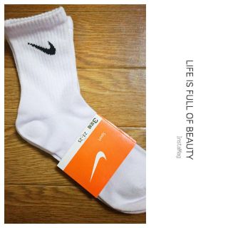 ナイキ(NIKE)のブラックラス1❁NIKEロゴソックス(ソックス)