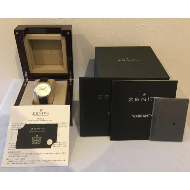 ZENITH(ゼニス)のゼニス エリート ウルトラシン 国内正規品  美品 メンズの時計(腕時計(アナログ))の商品写真