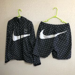 エフシーアールビー(F.C.R.B.)のf.c.r.b nike ドッド柄 セットアップ パンツ パーカー 黒(ナイロンジャケット)