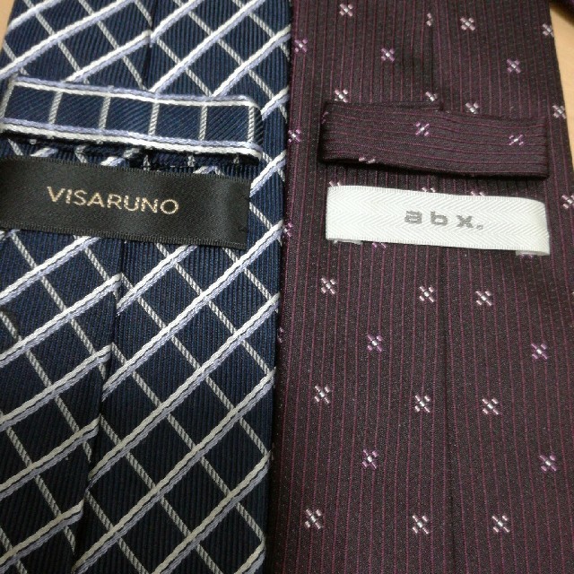 abx(エービーエックス)のネクタイ　2本セット　VISARUNO abx メンズのファッション小物(ネクタイ)の商品写真