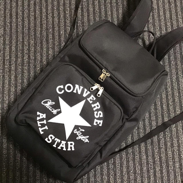 CONVERSE(コンバース)のコンバースリュック（ブラック） メンズのバッグ(バッグパック/リュック)の商品写真