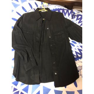 マウジー(moussy)の黒シャツ 美品 moussy(シャツ/ブラウス(長袖/七分))