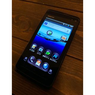 アンドロイド(ANDROID)の【中古】android au ISW11K 京セラ DIGNO グリーン(スマートフォン本体)