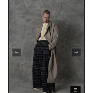 shinya kozuka 17aw スリット トレンチコート ベージュ L(トレンチコート)