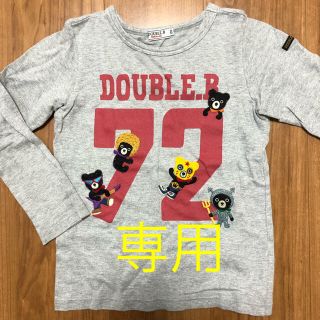 ダブルビー(DOUBLE.B)のDOUBLE.B¨̮Bくん刺繍ろんT(Tシャツ/カットソー)